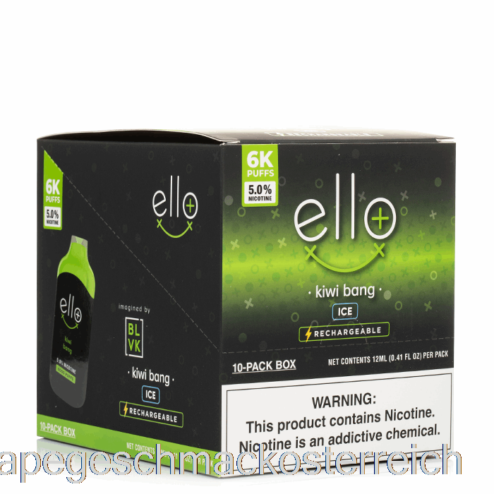 [10er-Pack] Blvk Ello Plus 6000 Einweg-Vape-Geschmack
